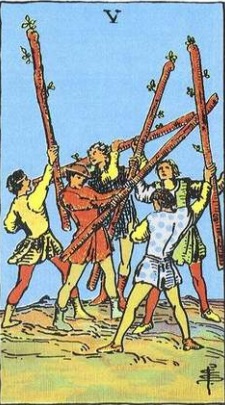 Five of Wands