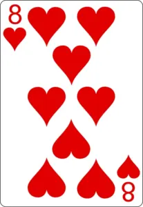 Ocho de Corazones