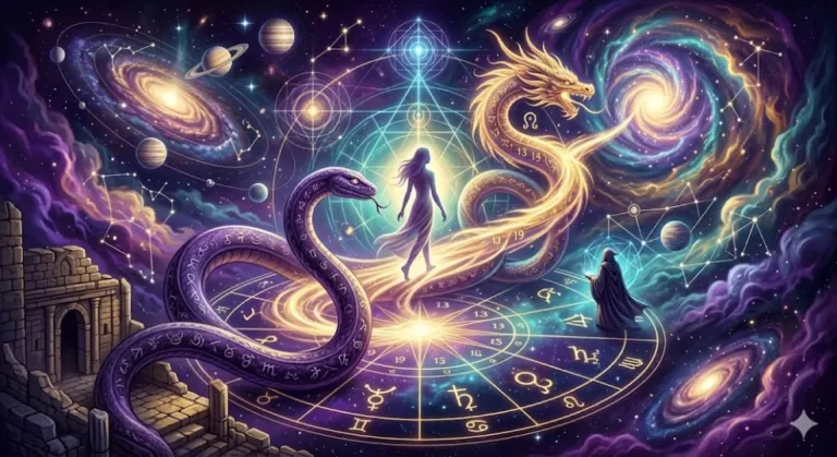 Nodos Kármicos (Rahu y Ketu) en la Carta Natal: El Camino de la Evolución del Alma